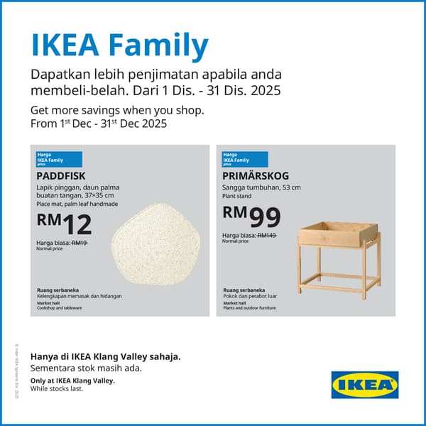 IKEA Family deals this December 2025 at IKEA Damansara