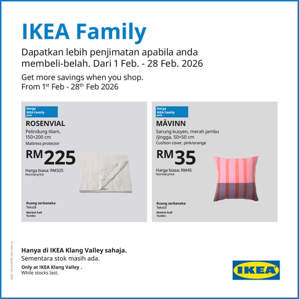 IKEA Family deals this February 2026 at IKEA Damansara