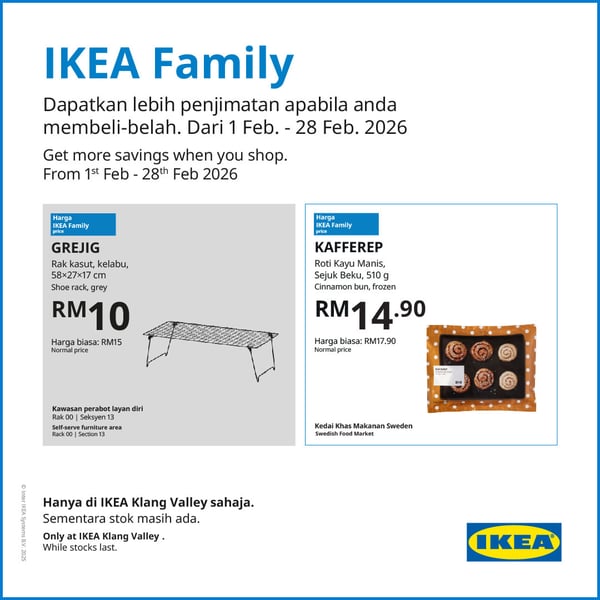 IKEA Family deals this February 2026 at IKEA Damansara