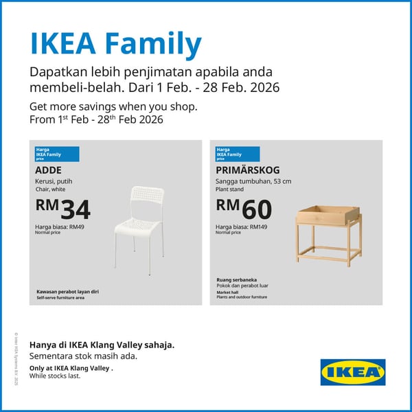 IKEA Family deals this February 2026 at IKEA Damansara