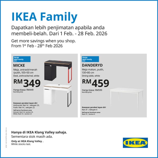 IKEA Family deals this February 2026 at IKEA Damansara