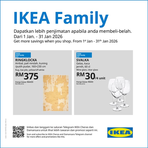 IKEA Family deals this January 2025 at IKEA Cheras