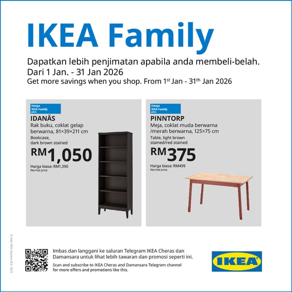 IKEA Family deals this January 2025 at IKEA Cheras