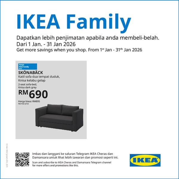 IKEA Family deals this January 2025 at IKEA Cheras