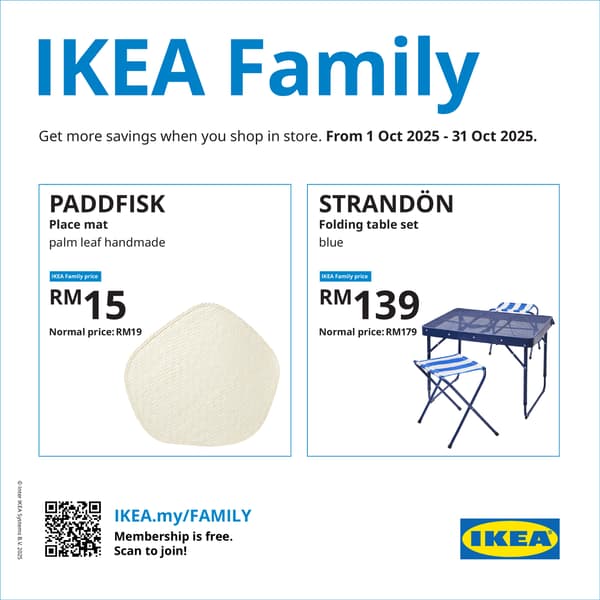 IKEA Family deals this month!