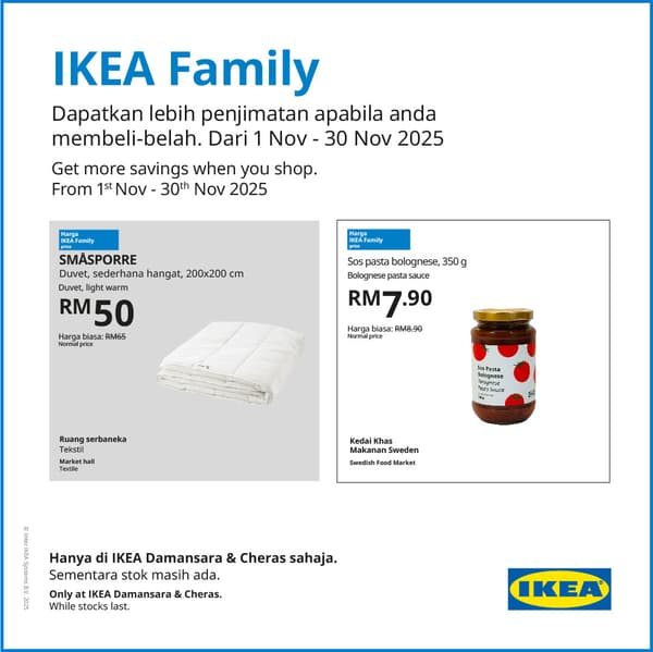 IKEA Family deals this November 2025 at IKEA Cheras