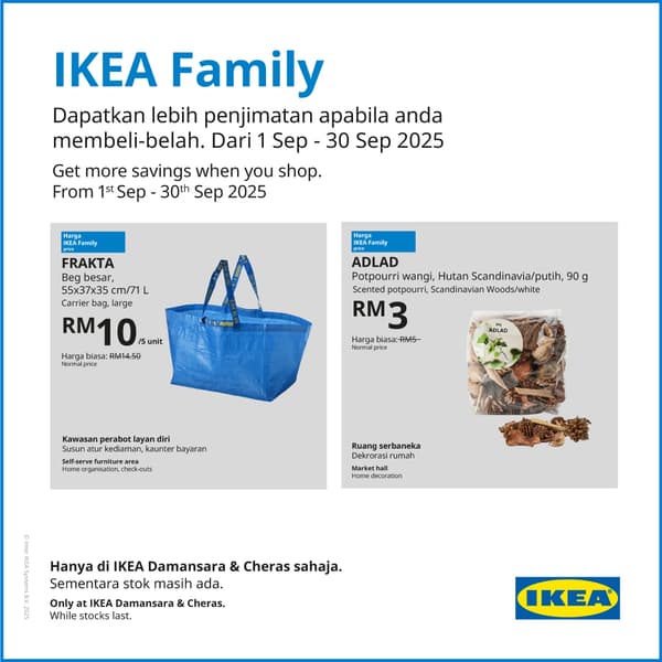 IKEA Family deals this September 2025 at IKEA Cheras