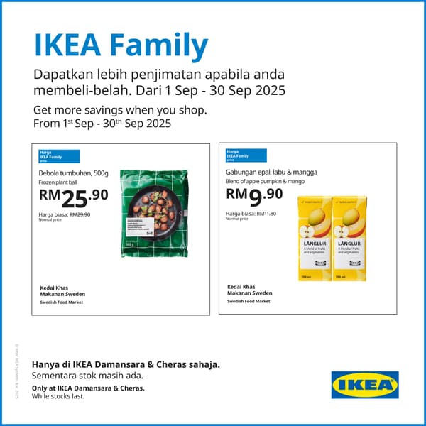 IKEA Family deals this September 2025 at IKEA Cheras
