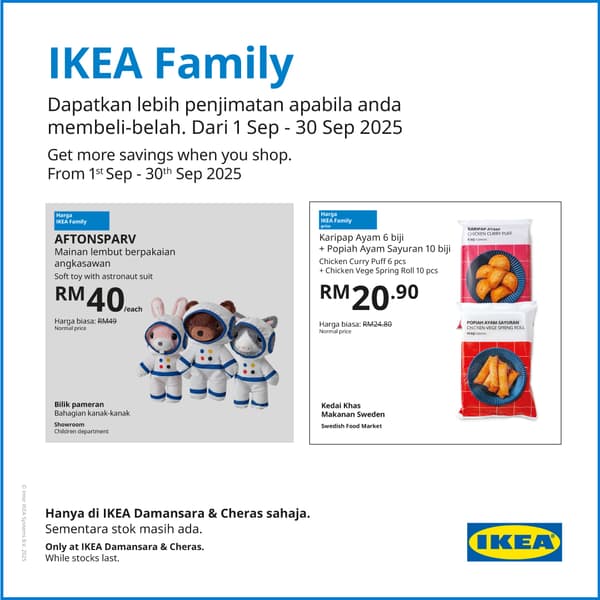 IKEA Family deals this September 2025 at IKEA Cheras
