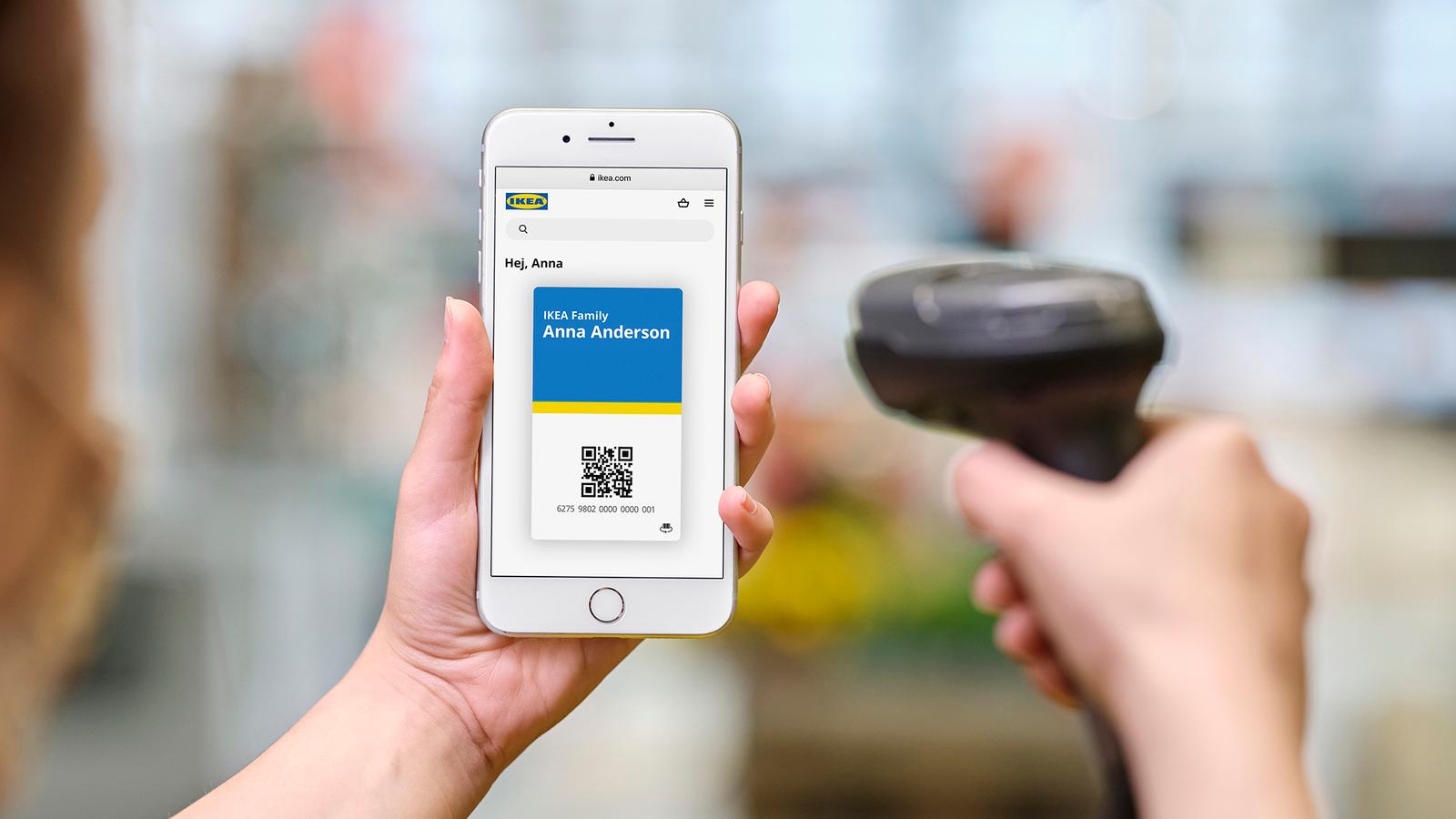 Digitális kártya IKEA Family IKEA