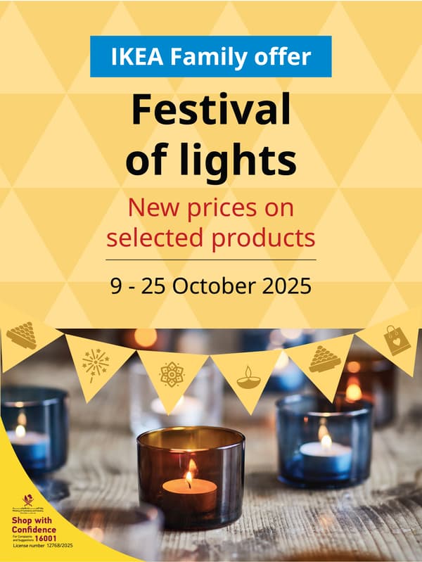 IKEA Family Diwali offer on Selected products in Qatar
