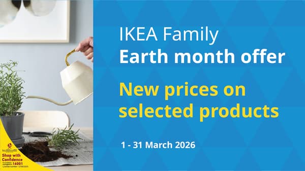 IKEA Family Earth month offer