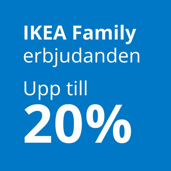 IKEA Family erbjudanden upp till 20%.