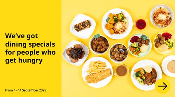 IKEA Family Fest and IKEA 9.9 food menu at Swedish Restaurant