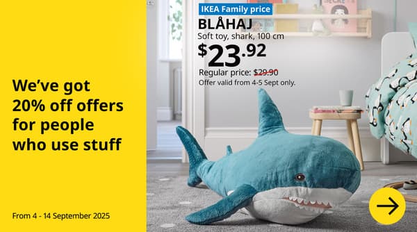 IKEA Family Fest and IKEA 9.9 product offers