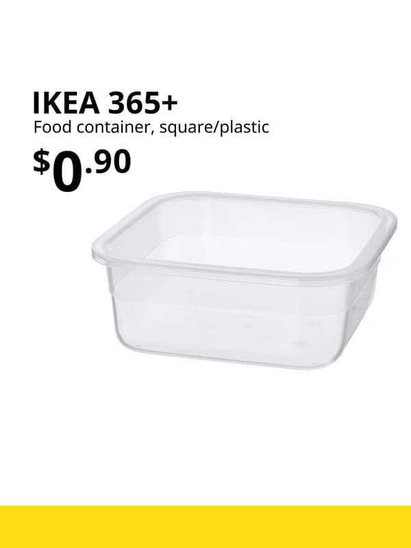 IKEA Family Fest, IKEA 9.9 SALE. IKEA 365+ food container, 90 cents.