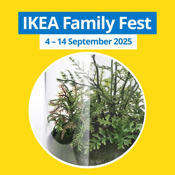 IKEA Family Fest, IKEA 9.9 Sale. My Little Terrarium workshop