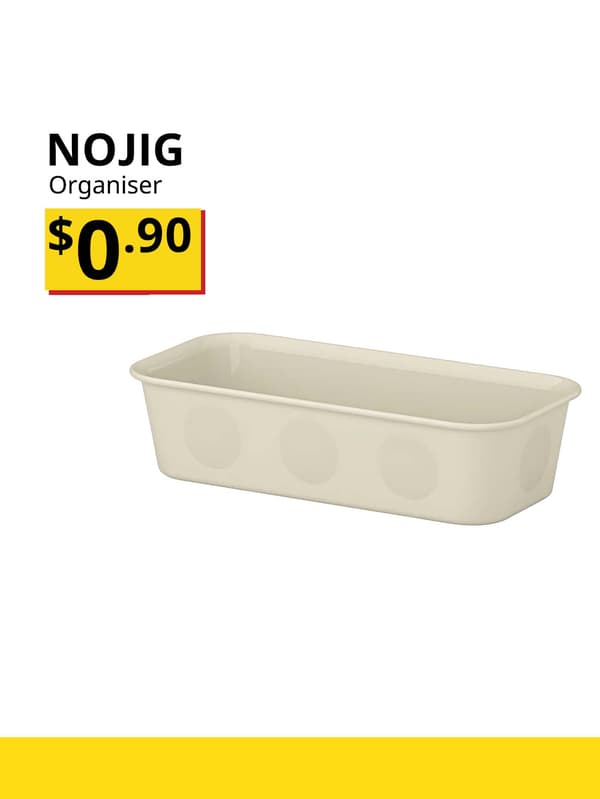 IKEA Family Fest, IKEA 9.9 SALE. NOJIG organiser, 90 cents.