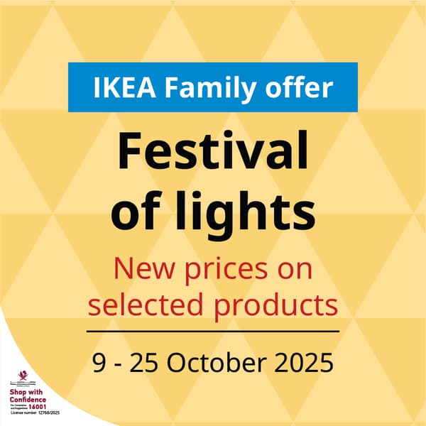 IKEA Family Festival of Lights Offer on Diwali collection in Qatar
