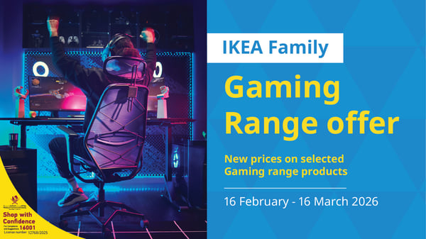 IKEA Family Gamin range offer
