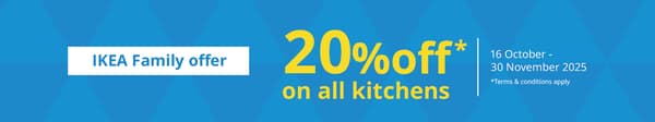 IKEA Family kitchen offer 