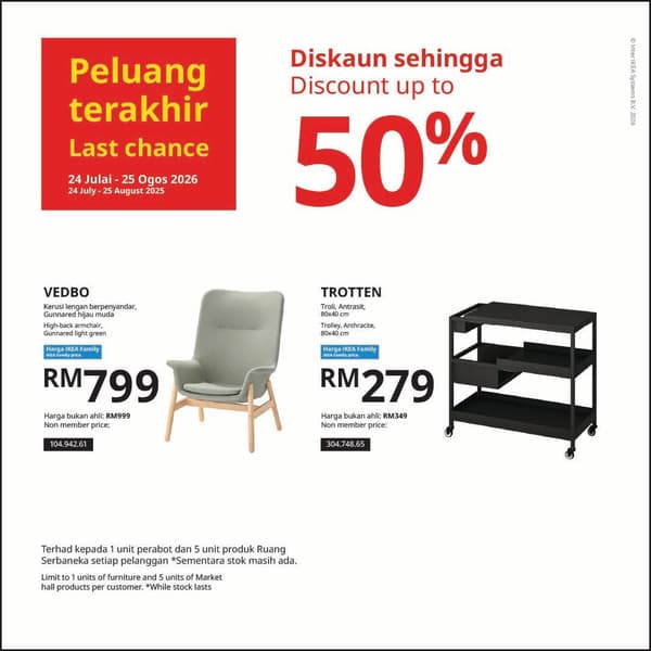IKEA Family Last Chance Offer