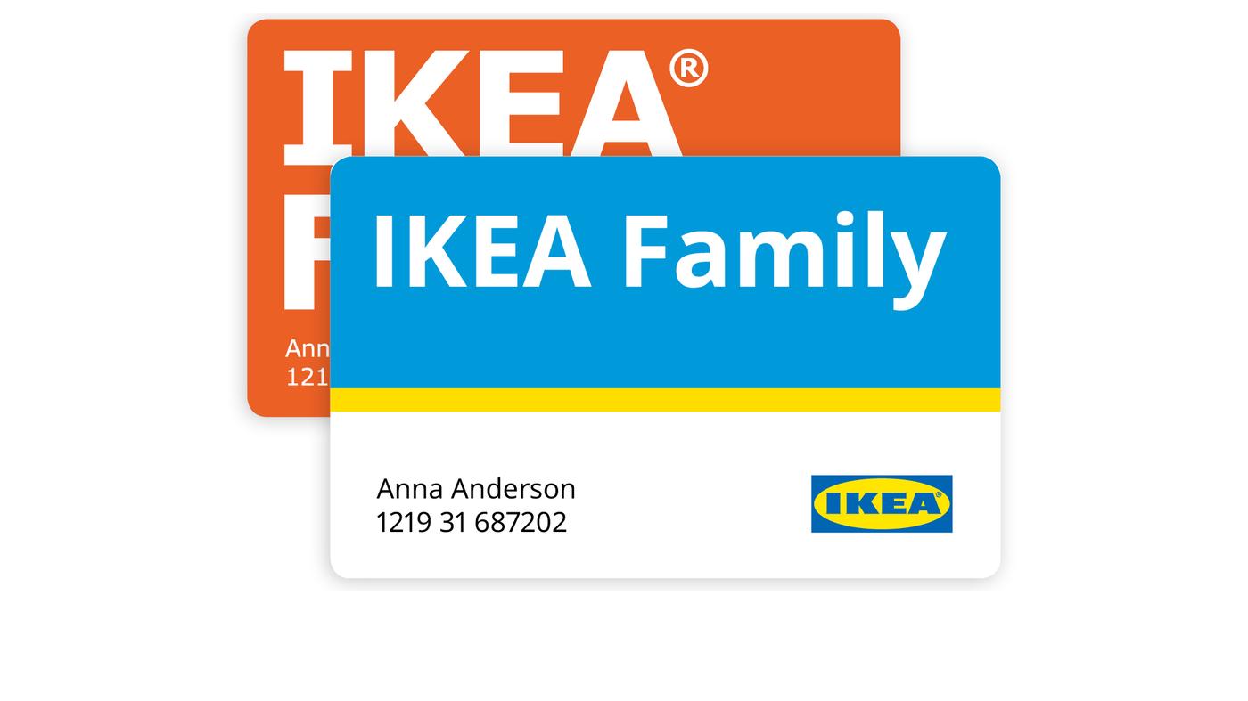 IKEA Family digitális kártya IKEA