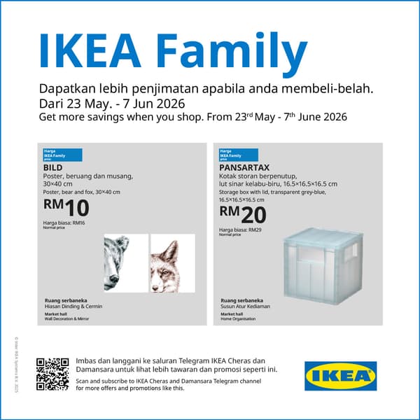 IKEA Family offers & promotions