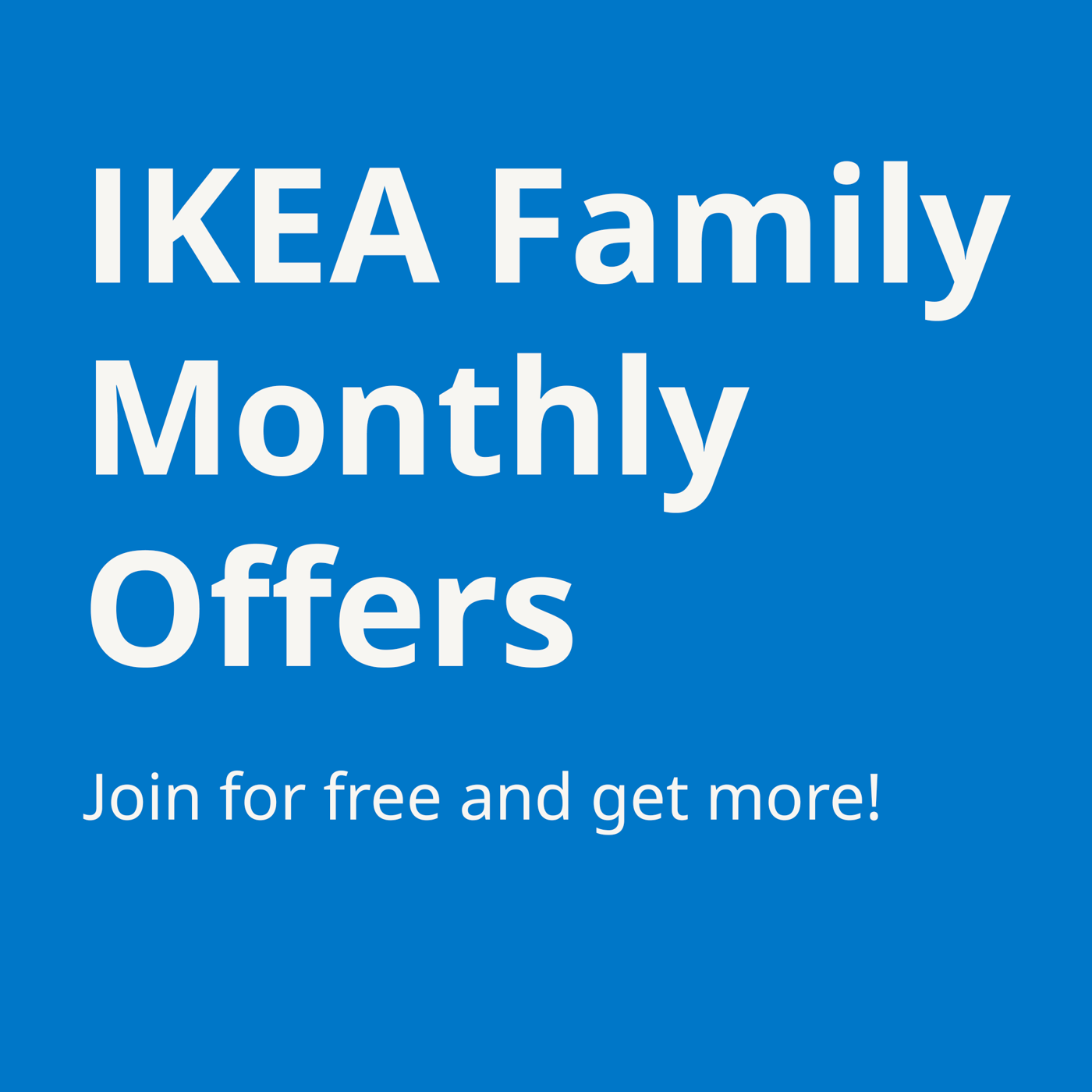 IKEA Offers and Promotion — Enjoy Great Deals Here! IKEA