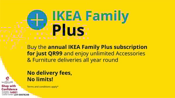 IKEA Family plus