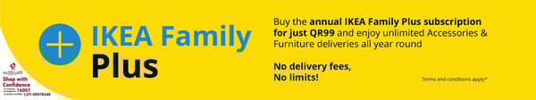 IKEA family plus sucscription