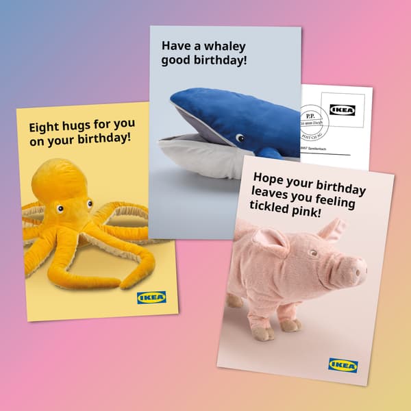 IKEA Family postcard