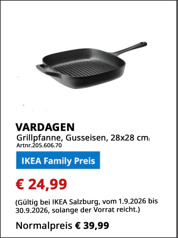 IKEA Familyangebote Salzburg September