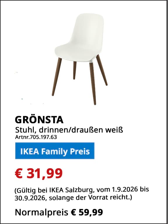 IKEA Familyangebote Salzburg September