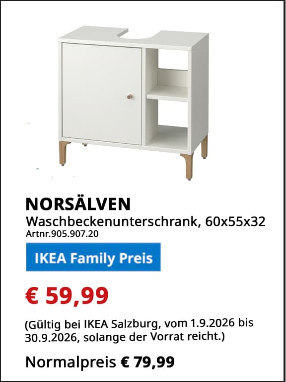 IKEA Familyangebote Salzburg September