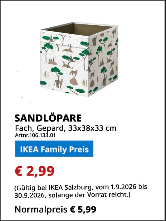 IKEA Familyangebote Salzburg September