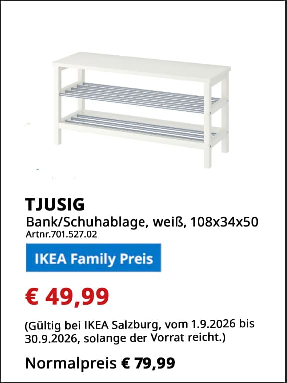 IKEA Familyangebote Salzburg September