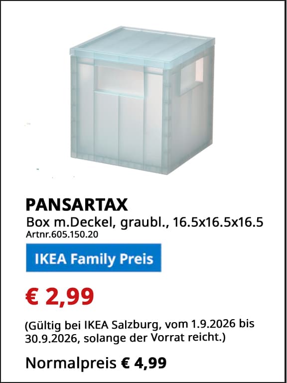 IKEA Familyangebote Salzburg September