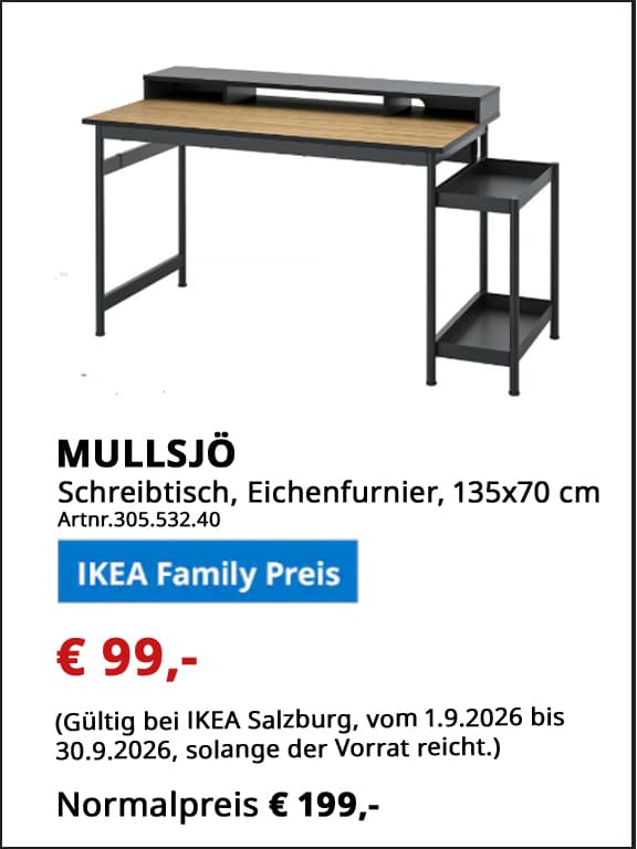 IKEA Familyangebote Salzburg September