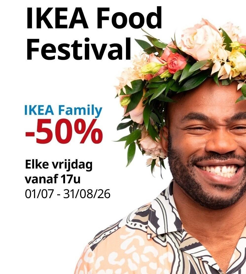 IKEA Food festival: IKEA Family leden genieten van -50% op onze Zeeuwse mosselen op vrijdag vanaf 17 uur.