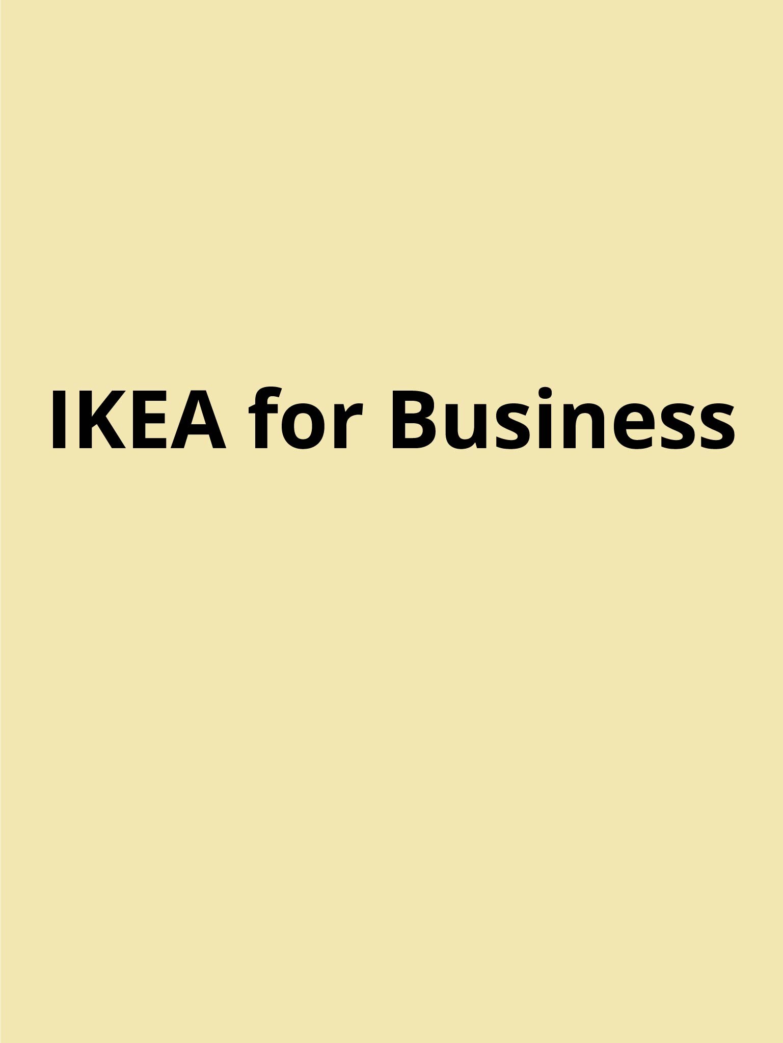 IKEA for Business