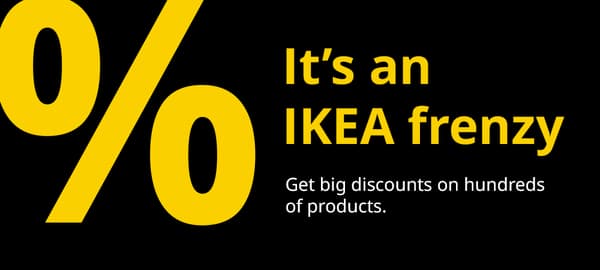 IKEA frenzy sale