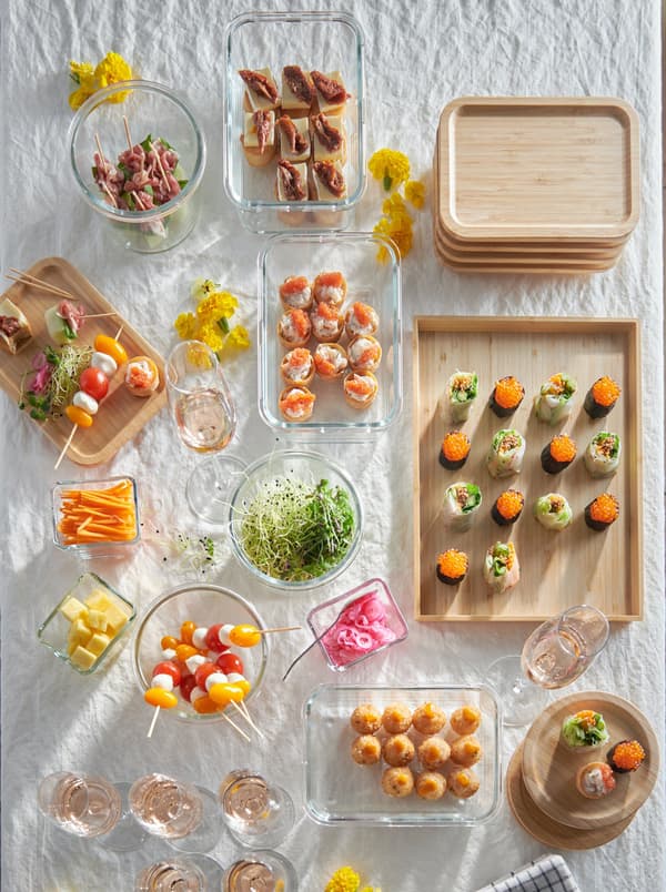 IKEA glass food containers