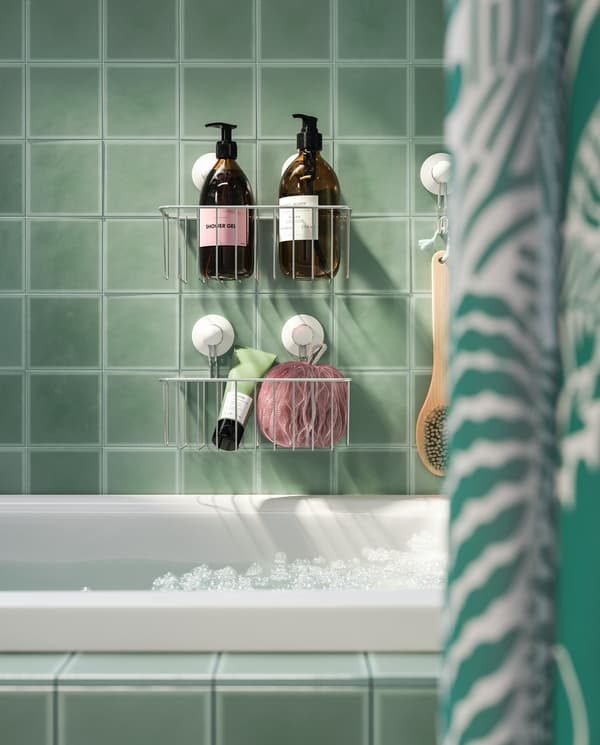 IKEA hanging shower shelf