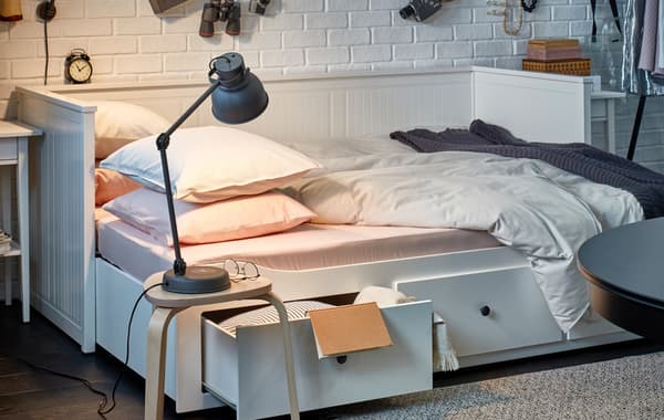 IKEA HEMNES bedbank met 3 lades