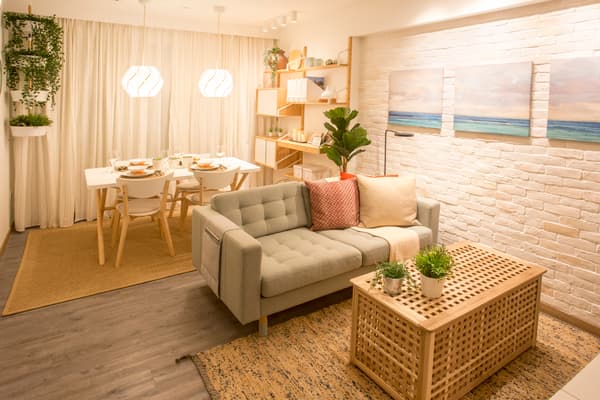 IKEA Home Furnishings takes on a 2 Room HDB Flat (Resort Theme) in Singapore.