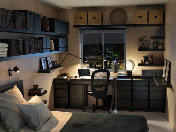 ikea home office een georganiseerde werkplek