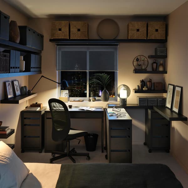 ikea home office een georganiseerde werkplek