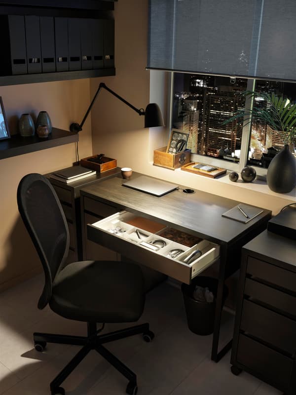 ikea home office een georganiseerde werkplek