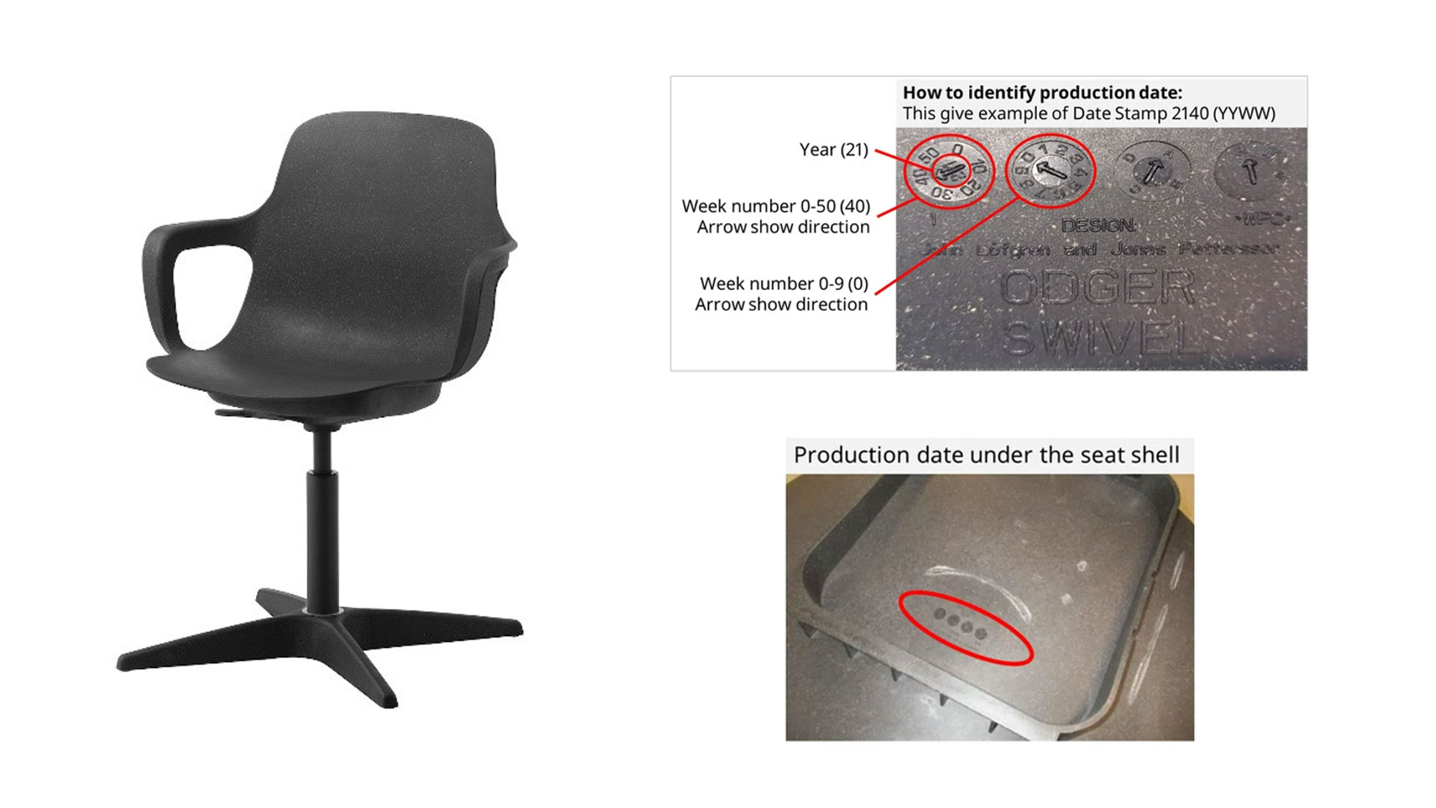 IKEA is recalling ODGER swivel chair - IKEA Malaysia